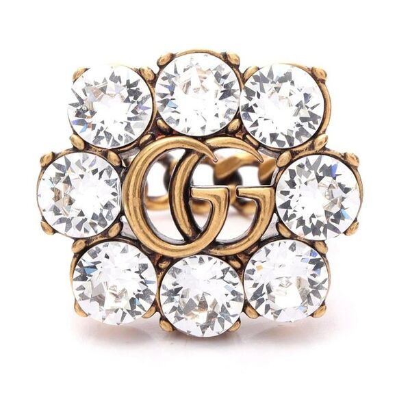 Pre Loved gucci Women metallic | gold Rings - Picture 1 of 8